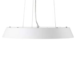 OZAIA Hanglamp-Hanglamp Met Ledverlichting Van Metaal En Aluminium - D45 Cm - Wit En Naturel - Derry
