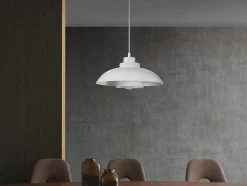 OZAIA Hanglamp-Hanglamp Van Metaal - D34 X H120 Cm - Wit - Briliva