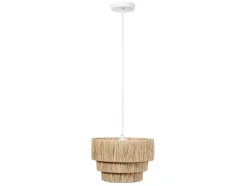 OZAIA Hanglamp-Hanglamp Van Raffia - D30 X H171 Cm - Naturel - Sarnia