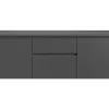 Vente-unique Wastafelmeubel-Hangmeubel Onder Wastafel - Grijs - 150 Cm - Jimena Ii
