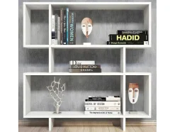 Homemania Boekenkast & Vitrine-Hera Boekenkast, Wit, 100X22X111 Cm, Epikasa