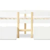 ModernLuxe Kinderbed-Hochbett Aus Massivem Kiefernholz Mit Schubladen 90 X 200 Cm Weis