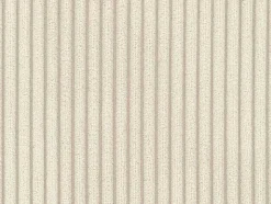 Vente-unique Fluweel / Suede-Hoekbank Van Ribfluweel Rechtse Hoek Cremekleur Nepiri