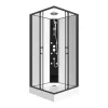 Shower & Design Douchecabine-Hoekdouchecabine Met Massagefunctie - L80 X B80 X H225 Cm - Kivora