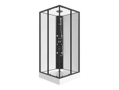 Shower & Design Douchecabine-Hoekdouchecabine Met Massagefunctie - L80 X B80 X H225 Cm - Kivora