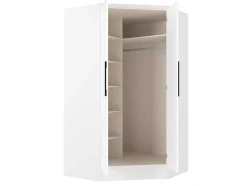 Vente-unique Kindermeubel-Hoekkast Met 2 Deuren - L101 Cm - Wit - Aurali