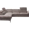 PASCAL MORABITO Speciale Modellen Zitbanken & Fauteuils-Hoekslaapbank Sepina Van - Stof - Taupe - Hoek Links