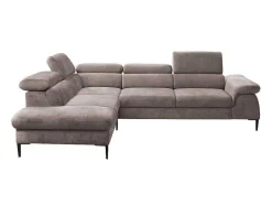 PASCAL MORABITO Speciale Modellen Zitbanken & Fauteuils-Hoekslaapbank Sepina Van - Stof - Taupe - Hoek Links