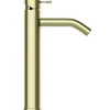 Shower & Design Kraan-Hoge Mechanische Mengkraan Met Afgerond Uiteinde - Goud Met Satijnglans - Arlanza