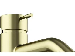 Shower & Design Kraan-Hoge Mechanische Mengkraan Met Afgerond Uiteinde - Goud Met Satijnglans - Arlanza