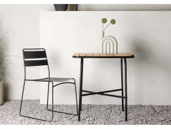 Vente-unique Loungeset-Holmbeck Cafe Tafel 88X70Cm Naturel.