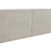 PASCAL MORABITO Hoofdeinde En Brugkast-Hoofdbord 220 Cm - Ribfluweel - Beige - Timano Van - Van