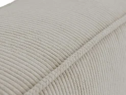PASCAL MORABITO Hoofdeinde En Brugkast-Hoofdbord 220 Cm - Ribfluweel - Beige - Timano Van - Van
