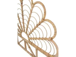 Vente-unique Hoofdeinde En Brugkast-Hoofdbord 160 Cm - Rotan - Naturel - Flosia