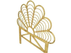 Vente-unique Kindermeubel-Hoofdbord 110 Cm - Rotan - Naturel - Flosia