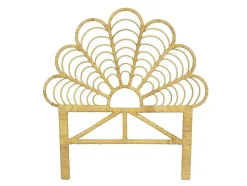 Vente-unique Kindermeubel-Hoofdbord 110 Cm - Rotan - Naturel - Flosia