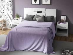 Vente-unique Hoofdeinde En Brugkast-Hoofdeinde Maraba - Uitbreidbaar 140/160Cm - Wit