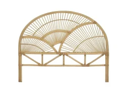 Vente-unique Hoofdeinde En Brugkast-Hoofdeinde Van 160 Cm - Rotan - Naturel - Efela