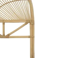 Vente-unique Hoofdeinde En Brugkast-Hoofdeinde Van 160 Cm - Rotan - Naturel - Efela