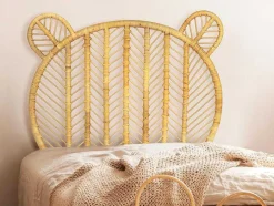 Vente-unique Kindermeubel-Hoofdeinde Van 90 Cm - Rotan - Kleur: Naturel - Tedyo
