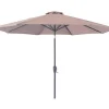 Vente-unique Parasol-Houston Parasol O300Cm Met Kantelfunctie, Lift Zandkleurig.