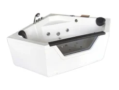 ELITESHOPPING Massagebad-Hydromassagebad 150 X 150 Cm Dubbele Pomp 12 Jets Hibiscus
