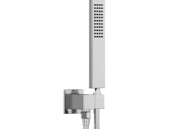 Shower & Design Douchekolom-Inbouw Douche Met Thermostatische Mengkraan - Geborsteld Nikkelkleur - Terek