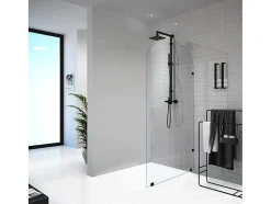 Shower & Design Douchewand-Italiaanse Douchewand Ronde Hoeken - 90 X 215 Cm - Airlie