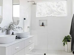 Shower & Design Douchewand-Italiaanse Douchewand Ronde Hoeken - 90 X 215 Cm - Airlie