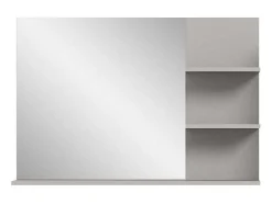 Vente-unique Accessoires & Spiegels-Jaru Spiegel Bad 100Cm 3 Planken Grijs,Zwart.