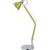 EPIKASA Lamp-Jerona Tafellamp, Groen, Chroom, 21X21X86 Cm,