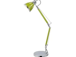 EPIKASA Lamp-Jerona Tafellamp, Groen, Chroom, 21X21X86 Cm,
