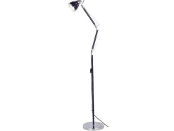 EPIKASA Staande Lamp-Jerona Vloerlamp, Violet, Chroom, 27,5X27,5X180 Cm,