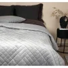 Vente-unique Beddengoed-Jilly Sprei 260X260Cm Grijs.