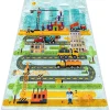 RugsX Kindervloerkleed-Junior 52105.801 Tapijt Wasbaar Bouwplaats Dieren Voor Kinderen Antisl 160X220 Cm