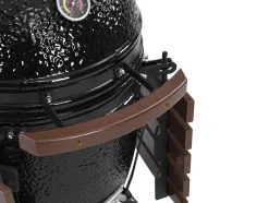 Vente-unique Buitenkeuken-Kamado-Houtskoolbarbecue Van Keramiek En Bamboe 45 X 63 X 105 Cm - Izaki