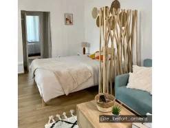 OZAIA Kamerscherm-Kamerscherm Van Teakhout - B100 X D25 X H180 Cm - Naturel - Gayana