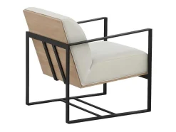 Vente-unique Relaxfauteuil-Kansas Fauteuil Offwhite.