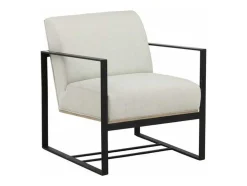 Vente-unique Relaxfauteuil-Kansas Fauteuil Offwhite.