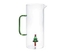 OZAIA Tafelservies-Karaf + Set Van 4 Glazen Met Kerstmotieven - Scopa