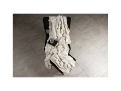 Venture Home Huistextiel-Katleen Plaid 170X130Cm Offwhite, Wit.