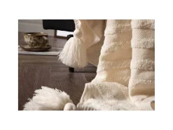 Venture Home Huistextiel-Katlyn Plaid 170X130Cm Offwhite.
