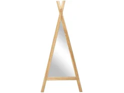 OZAIA Spiegel-Kinderspiegel Van Teakhout - B55 X H120 Cm - Naturel - Batam