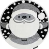 RugsX Decoratieobject Voor Binnen-Kindertapijt Joy Rond , Santa Sinterklaas Voor Kinderen - Structuree Cercle 140 Cm