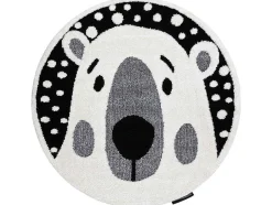 RugsX Tapijt Rond-Kindertapijt Joy Rond , Teddy Beertje, Voor Kinderen - Structureel, Cercle 160 Cm