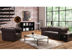 OZAIA Tapijt Hoogpolig-Kleed Shaggy Dolce Taupe Met Beige Weerschijn - Polyester - 120*170 Cm