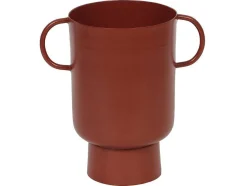 OZAIA Decoratieobject Voor Binnen-Kleine Vaas Met Handvatten - H17 Cm - Terracotta - Bilian