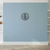 EPIKASA Wandklok-Klok Vintage 10, Zwart, Zilver, 50X1,5X50 Cm,