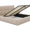 PASCAL MORABITO Tweepersoonsbed-Kofferbed - 180 X 200 Cm - Teddy-Stof - Beige - Damado - Van