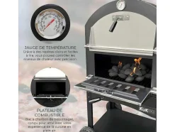 Monstershop Buitenkeuken-Kukoo Pizza Oven - Buiten + Pizzaschep